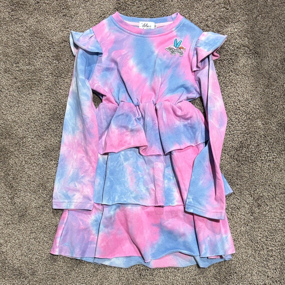 Lola + The Boys Tye Dye Dress Size 10 NWOT Never worn